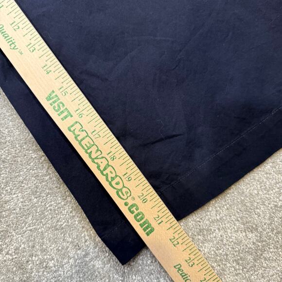 Eileen Fisher Organic Cotton Poplin Wide-Leg Jumpsuit Navy Blue Sz Sml Elevated - Picture 11 of 15